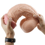 画像をギャラリー ビューアにロード Huge Flesh Pink Realistic Dildo