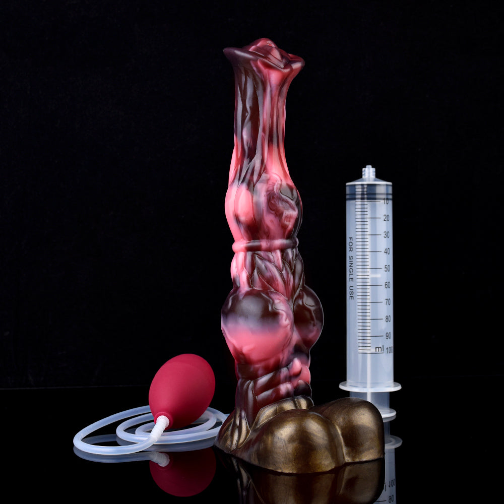 10 Inch Knot Fantasy Horse Ejaculating Dildo