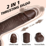 画像をギャラリー ビューアにロード Black Vibrating Dildo APP