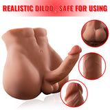 Load image into Gallery viewer, Half Body Lifelike Sex Doll with Dildo