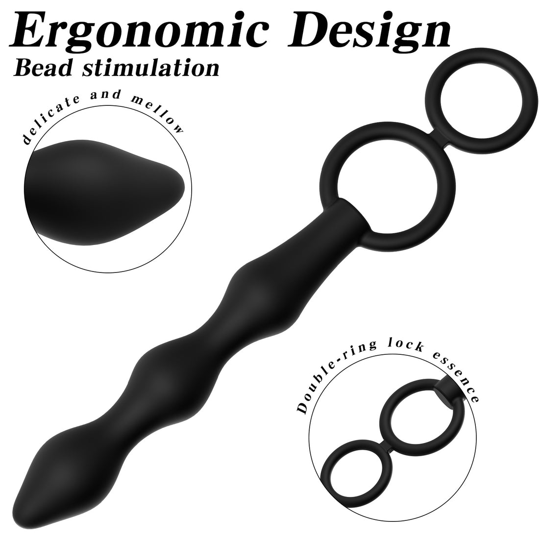 Inflatable Tow Ball Weighted Anal Beads
