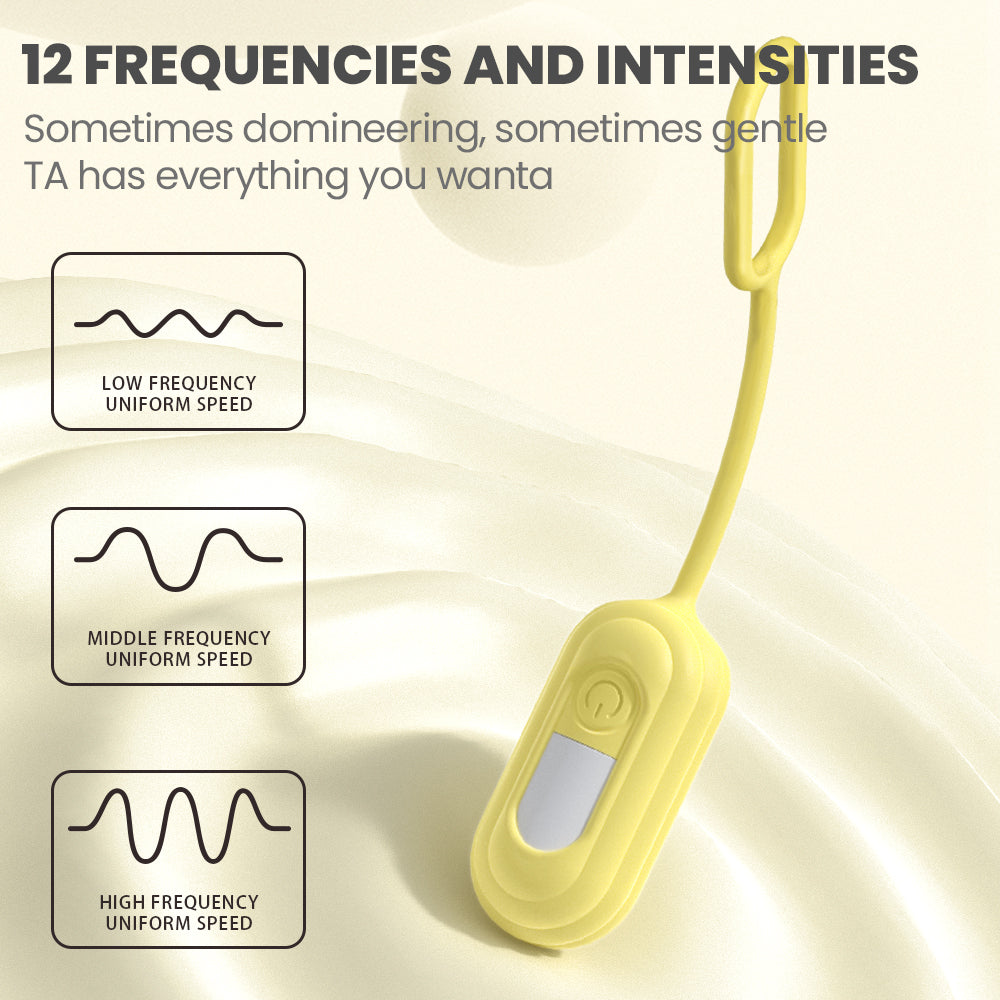 12 Frequency App Controlled Egg Vibrator