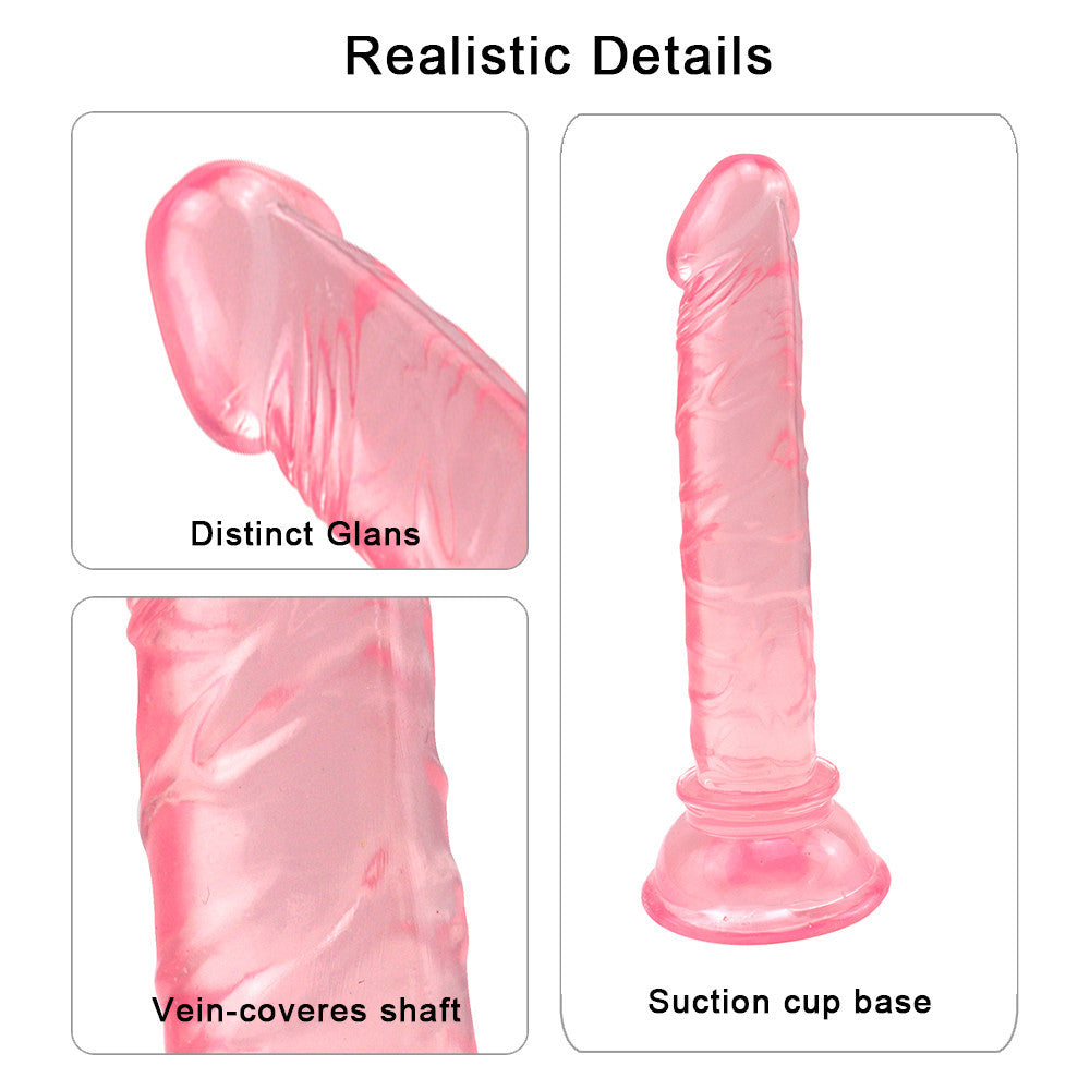 Small pink dildo small slim