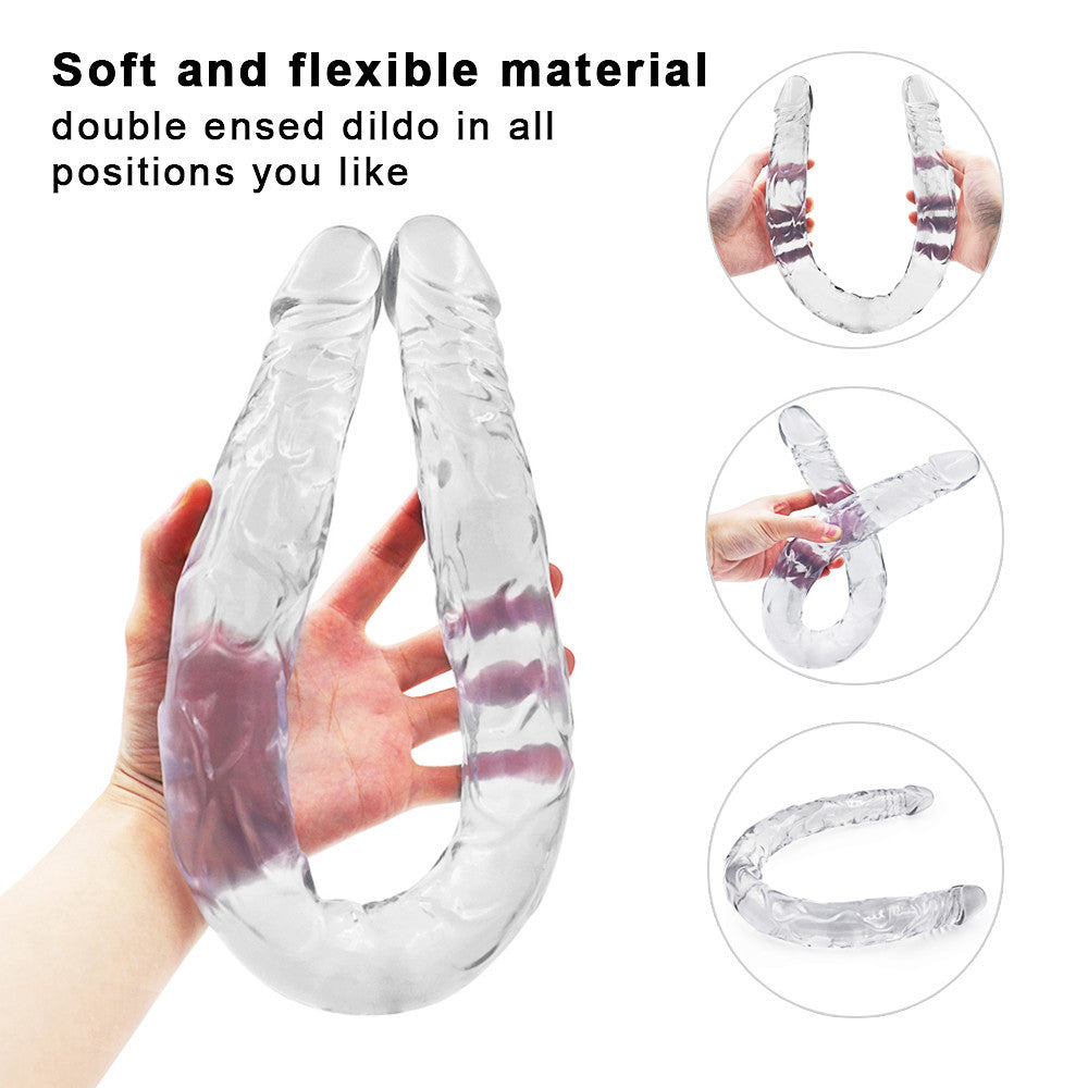 21 Inch Double Ended Jelly Dildo
