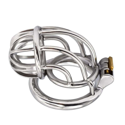 Stainless Steel Birdcage Male Chastity Cage