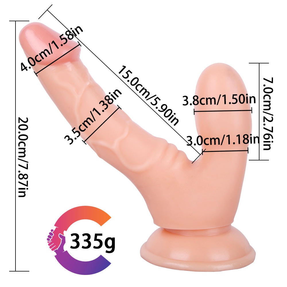 Flexible Dual Penis G Spot Dildo