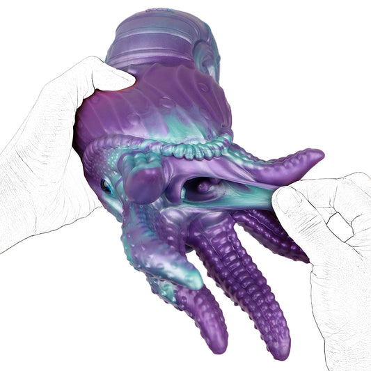 Lifelike Animal Nautilus Penis Masturbation Flashlight