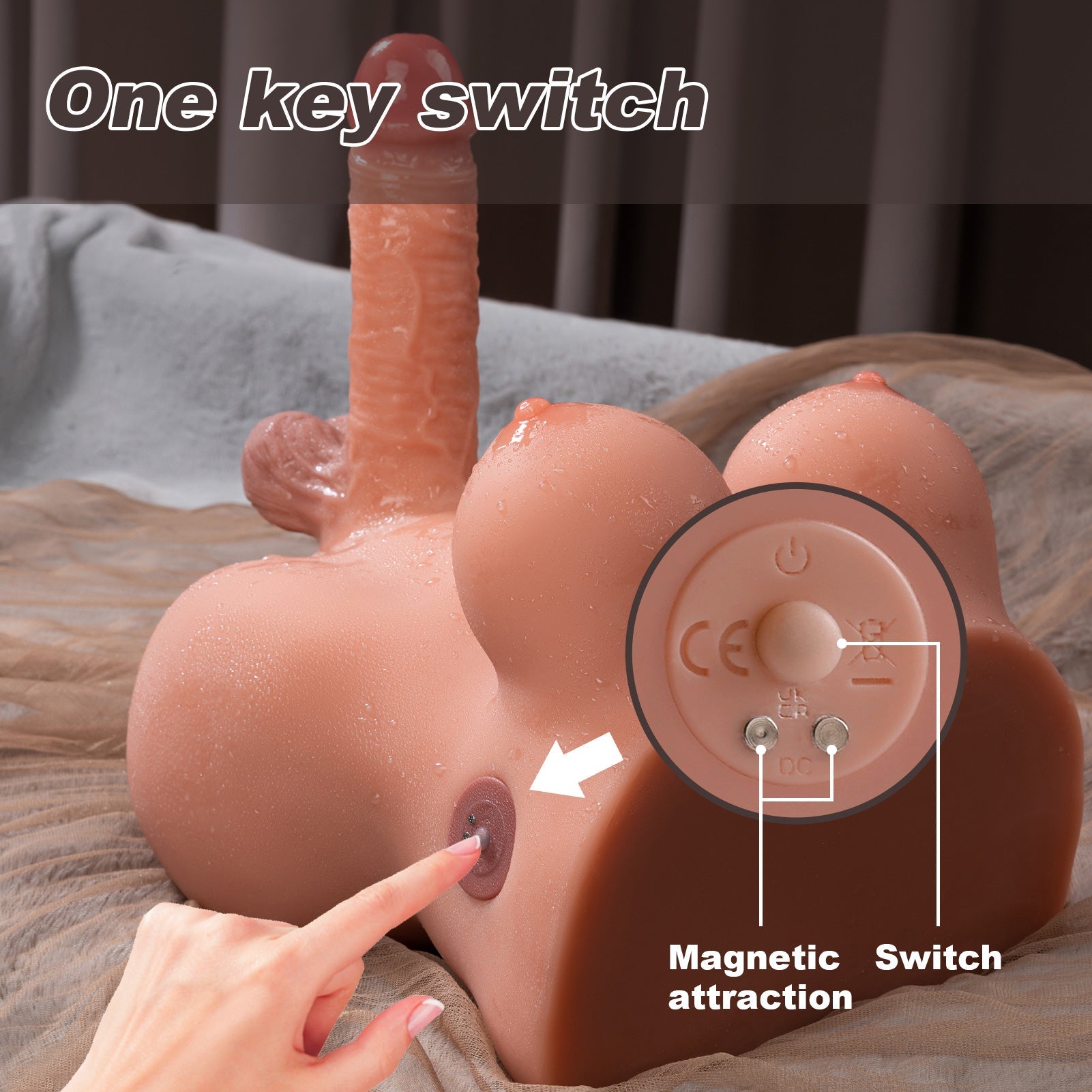 Automatic Thrusting Shemale Torso Sex Doll