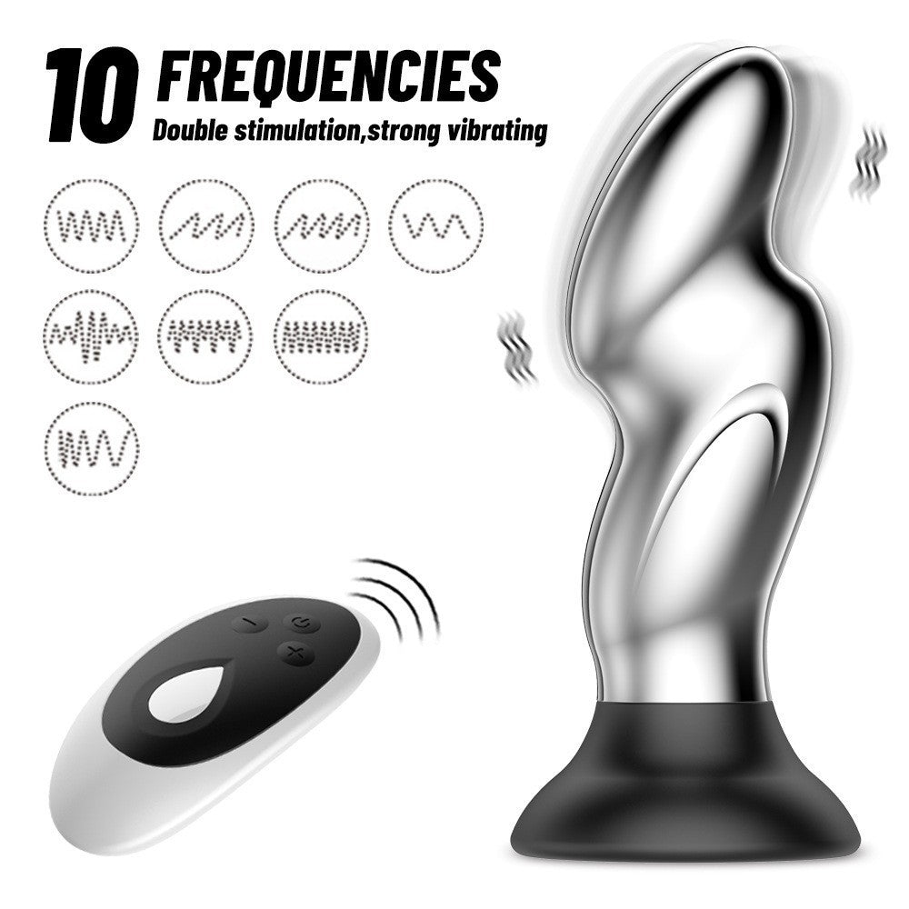 Remote Control Metal Small Vibrating Butt Plugs