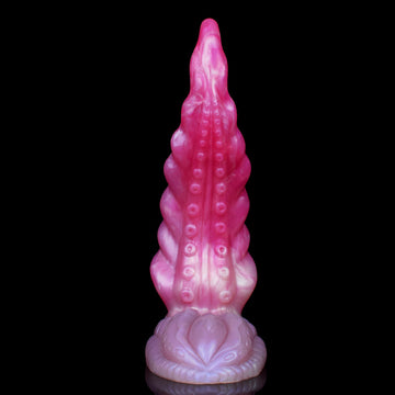 9 Inch Pink Curved Monster Tentacle Dildo