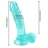 Load image into Gallery viewer, 7 Inch Green Dildo