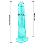 画像をギャラリー ビューアにロード 8 Inch small straight green dildo