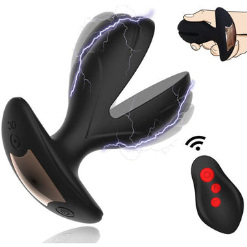 Silicone Electric Shock Butt Plug Anal Dilator