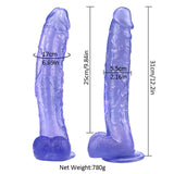 Charger l&#39;image dans la galerie, 10 inch crooked mouth blue dildo