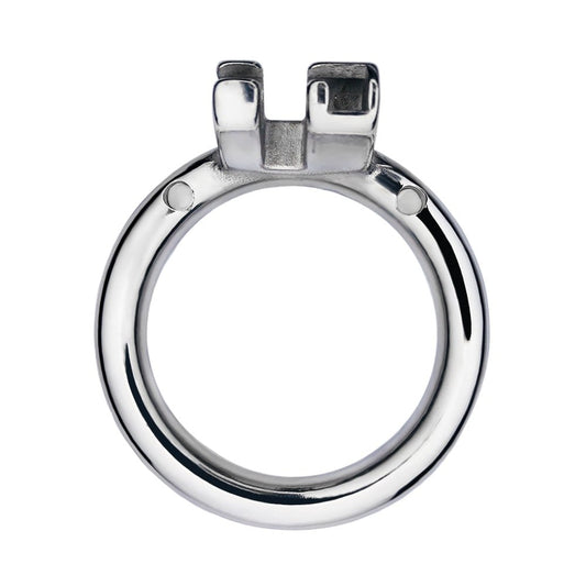 Silver Mesh Male Metal Chastity Cage