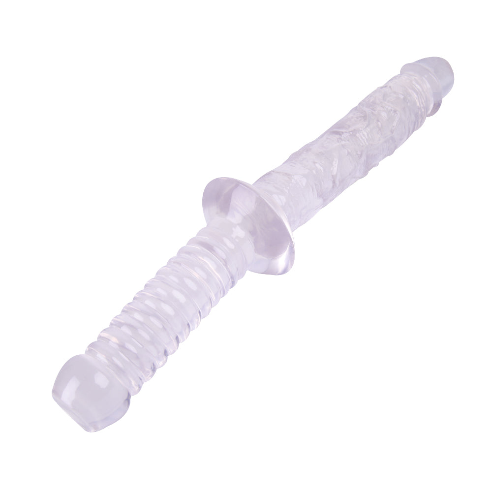 Handle Double Ended Jelly Dildos