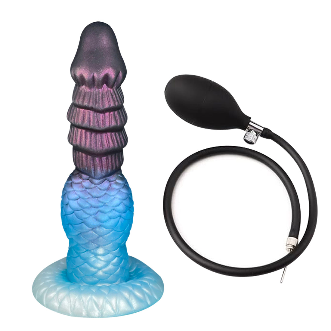 Fish Scale Texture Monster Inflatable Anal Plug