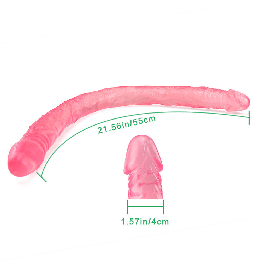 22 Inch Pink Double Ended Dildo