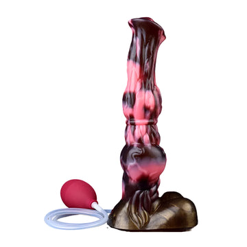 10 Inch Fantasy Knotted Horse Ejaculating Dildo