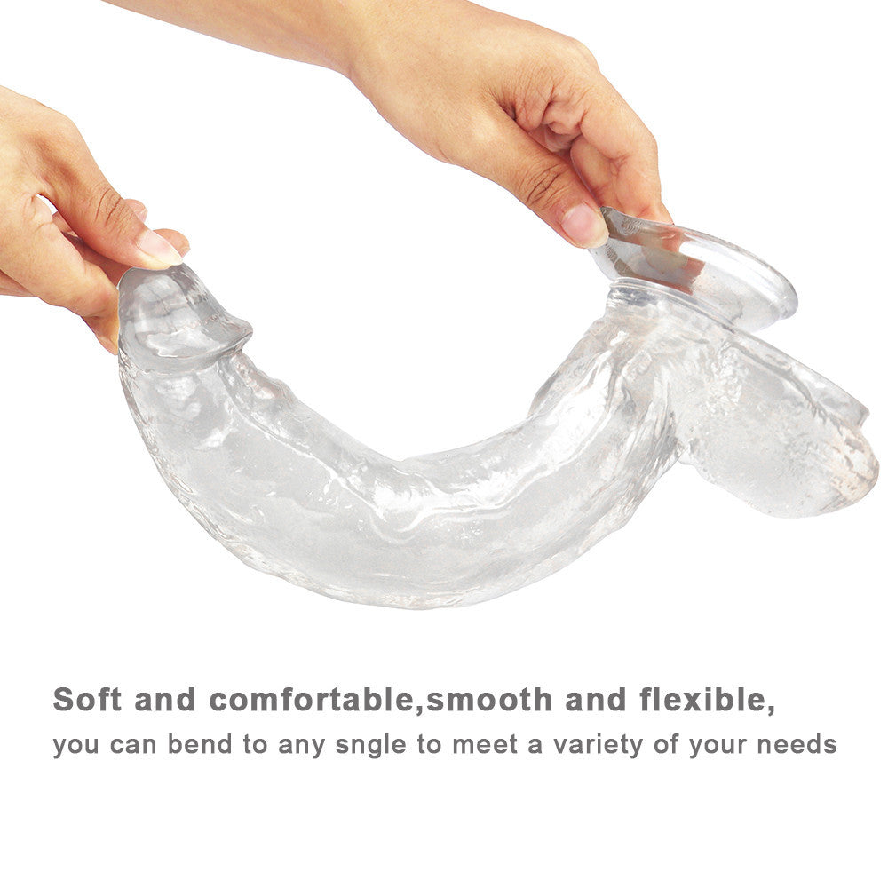Crystal Jelly Big Long 12 Inch Dildo