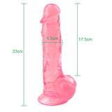 画像をギャラリー ビューアにロード 9 Inch pink dildo