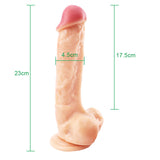 Load image into Gallery viewer, 9 inch flesh-colored dildo