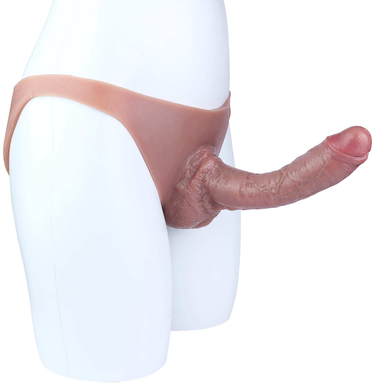 8 Inch Triangle Realistic Thick Dildo Pants