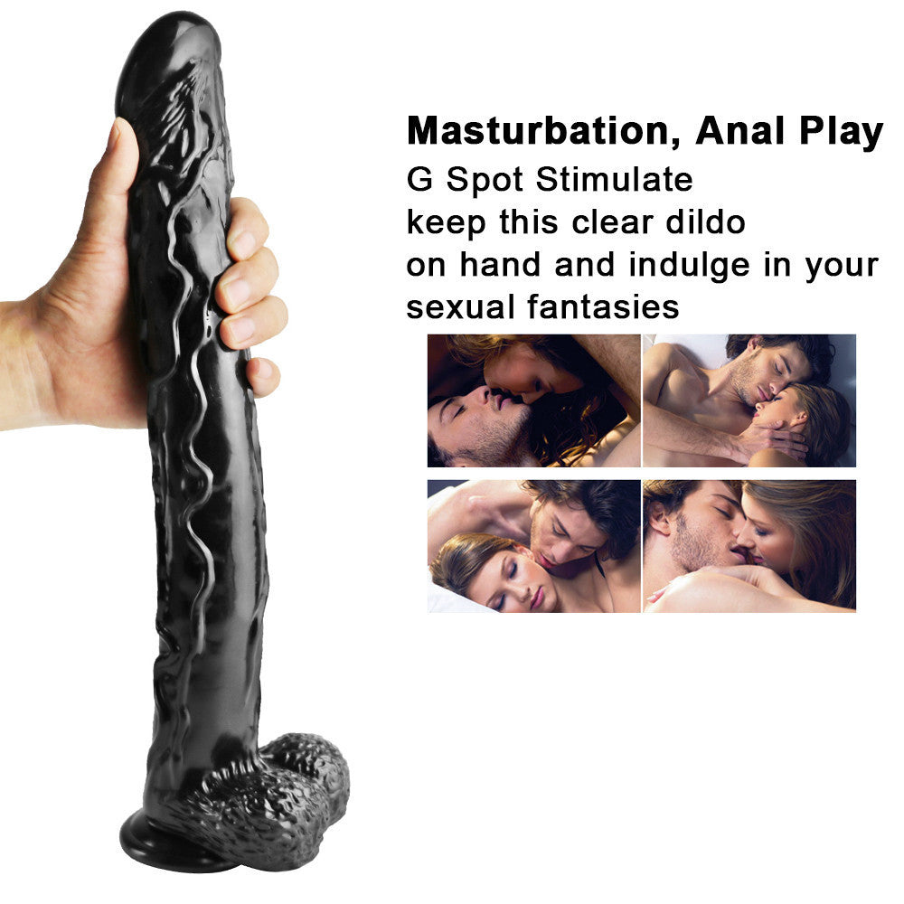 Black anal dildo