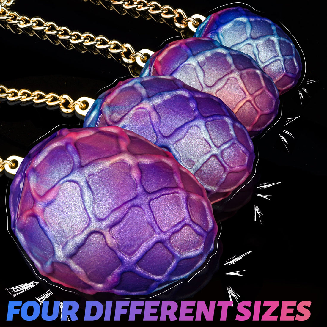 Fantasy Dragon Egg Silicone Huge Anal Balls
