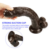 Charger l&#39;image dans la galerie, 10 inch coffee dildo