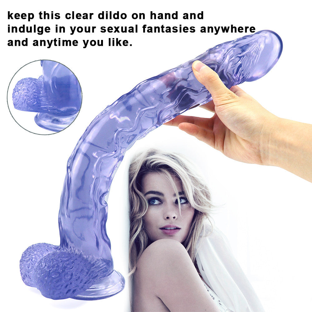 Anal blue dildo