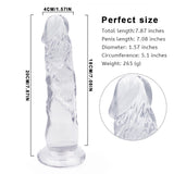 画像をギャラリー ビューアにロード 8 Inch Jelly Dildo