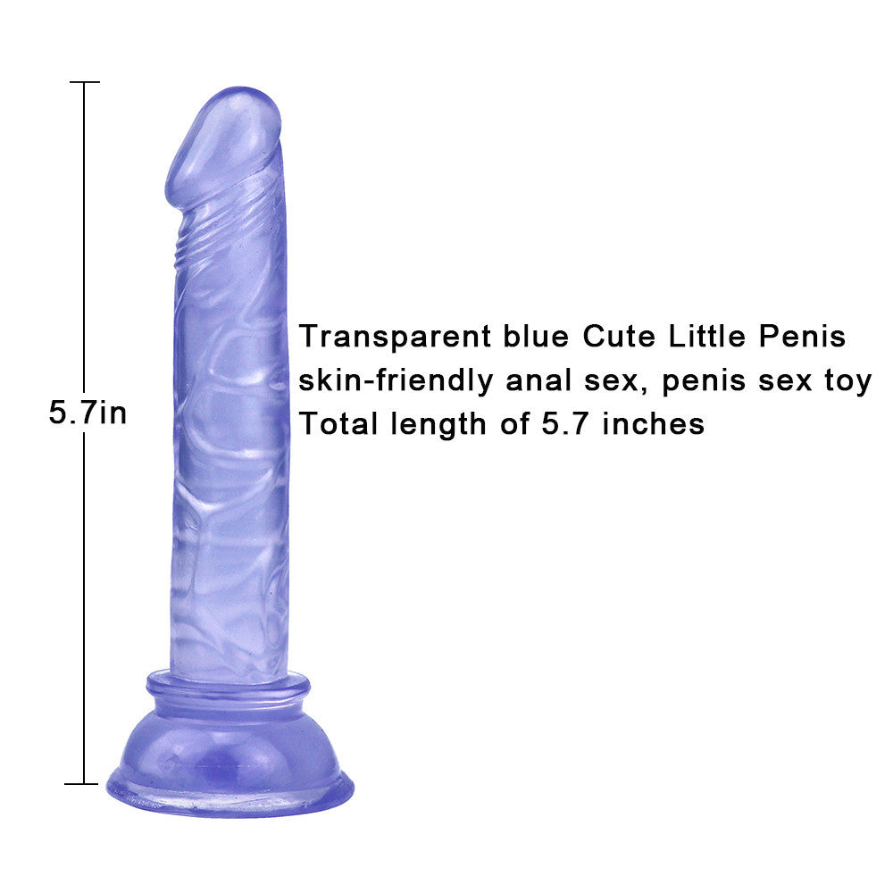 Small Blue Dildo Pvc Anal