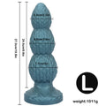 Dragon Egg Textured Butt Plug Ass Dildo - DOG KNOT LUXE
