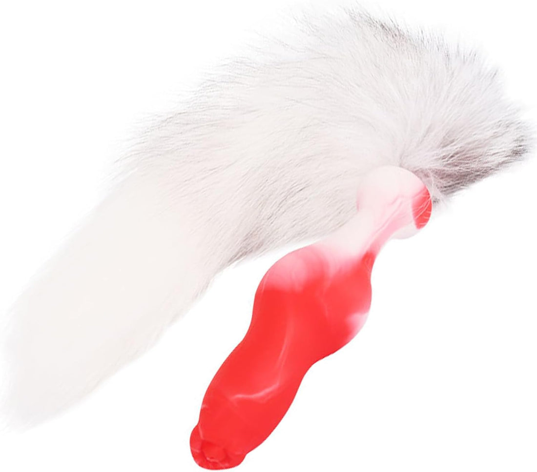 Wolf Knot Dildo with Tail Anal Plug