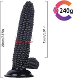 画像をギャラリー ビューアにロード Black Corn Dildo Disguised Anal