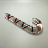 Load image into Gallery viewer, Candy Cane Dildo Glass Anal