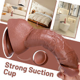 画像をギャラリー ビューアにロード 10 inch Brown Suction Cup Realistic Dildo