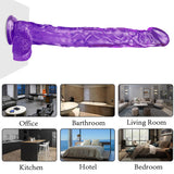 Load image into Gallery viewer, Anal purple dildo