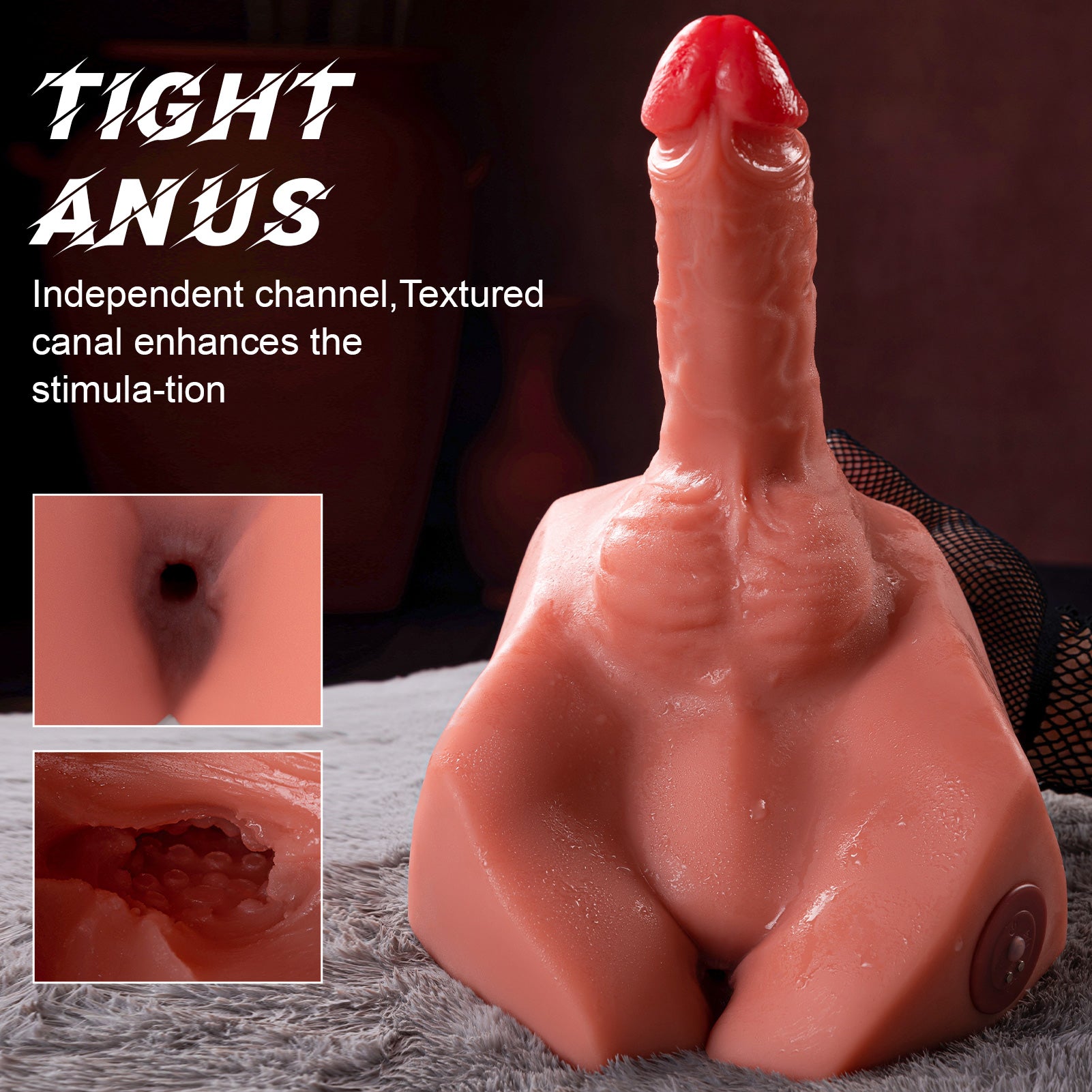 Hands Free Lifelike Penis Sex Doll