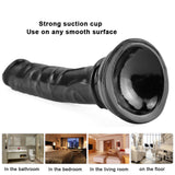 Load image into Gallery viewer, 6 inch Small black slim dildo