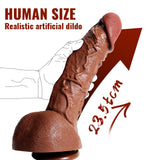 画像をギャラリー ビューアにロード Human Size Curved Realistic Dildo