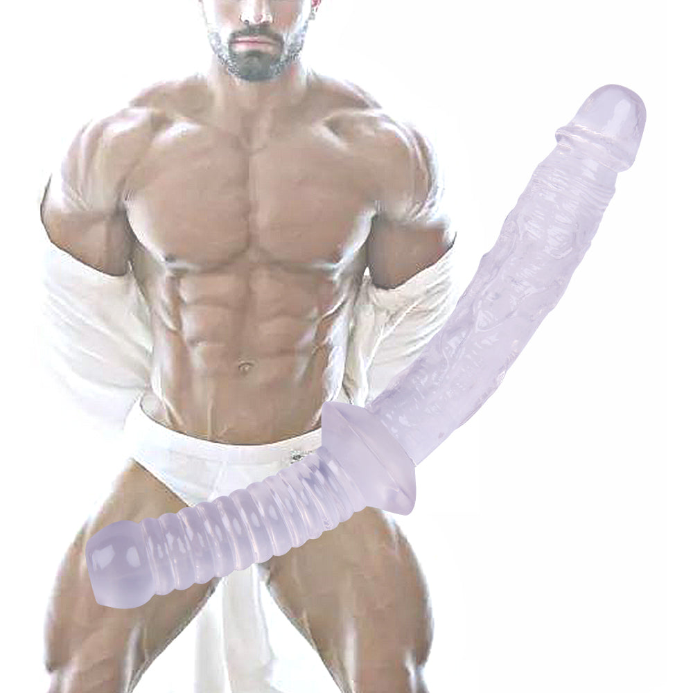 Handle Double Ended Jelly Dildos