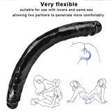 Charger l&#39;image dans la galerie, Black Double Dildo 15 inch Long Sex Toy