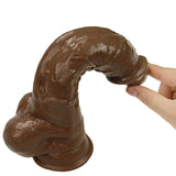 Charger l&#39;image dans la galerie, 10 Inch Brown Realistic Penis Suction Cup