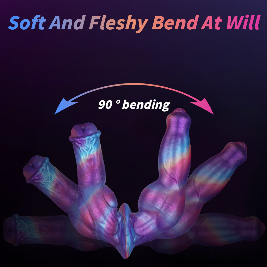 14 Inch Double Ended Knot Horse Dildo