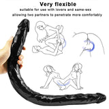 画像をギャラリー ビューアにロード Double head 22 inch black dildo