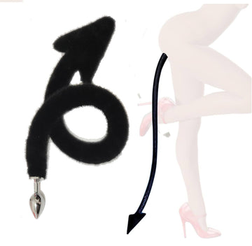 Devil Tail Butt Plug Furry Bdsm Adult Toy