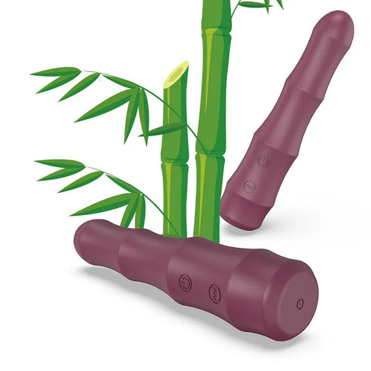 Insert Silicone Waterproof Purple Massage Vibrator