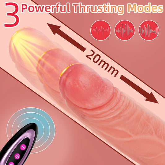 7 inch Remote Controlled Vibrating Dildo